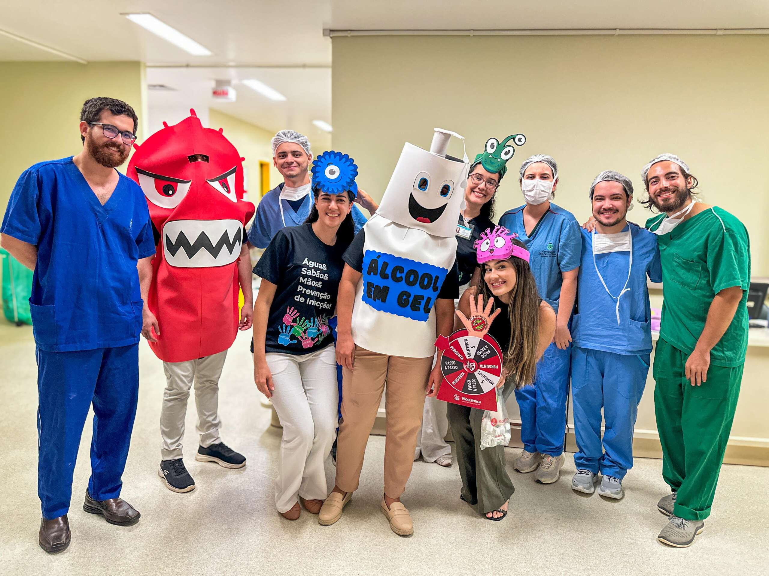 HGF realiza Campanha de Higiene das Mãos com ações educativas e interação lúdica nas unidades