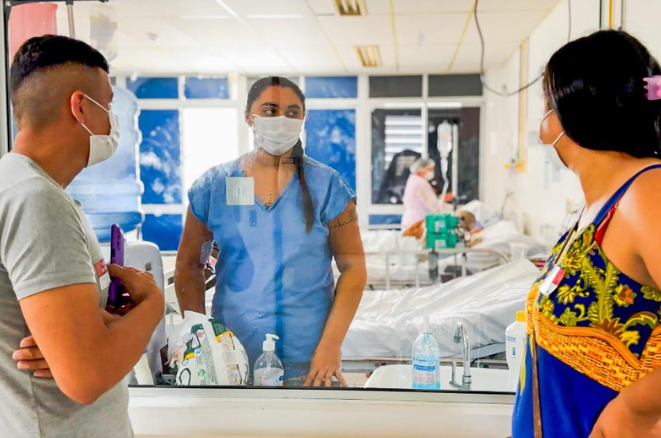 Janela aberta: projeto do HGF aproxima pacientes em isolamento de seus familiares